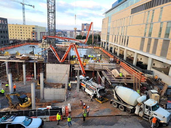 UFI Providing Formwork Services for Hub Knoxville